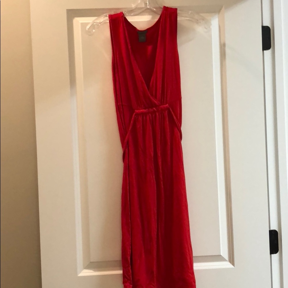 Ann Taylor red knit dress. Gently worn